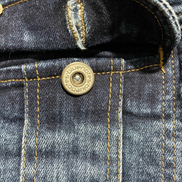 Dark Wash Button-Up Jean Jacket - Picture 3 of 4